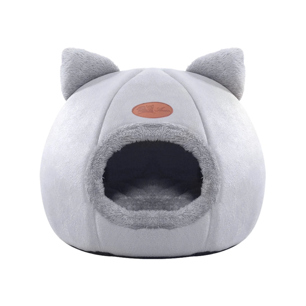 Warm Pet Cave Indoor Cat House Soft Cat Tent Bed Cute Cat Cubby Cozy Dog House Bed Pet Supplies 2025