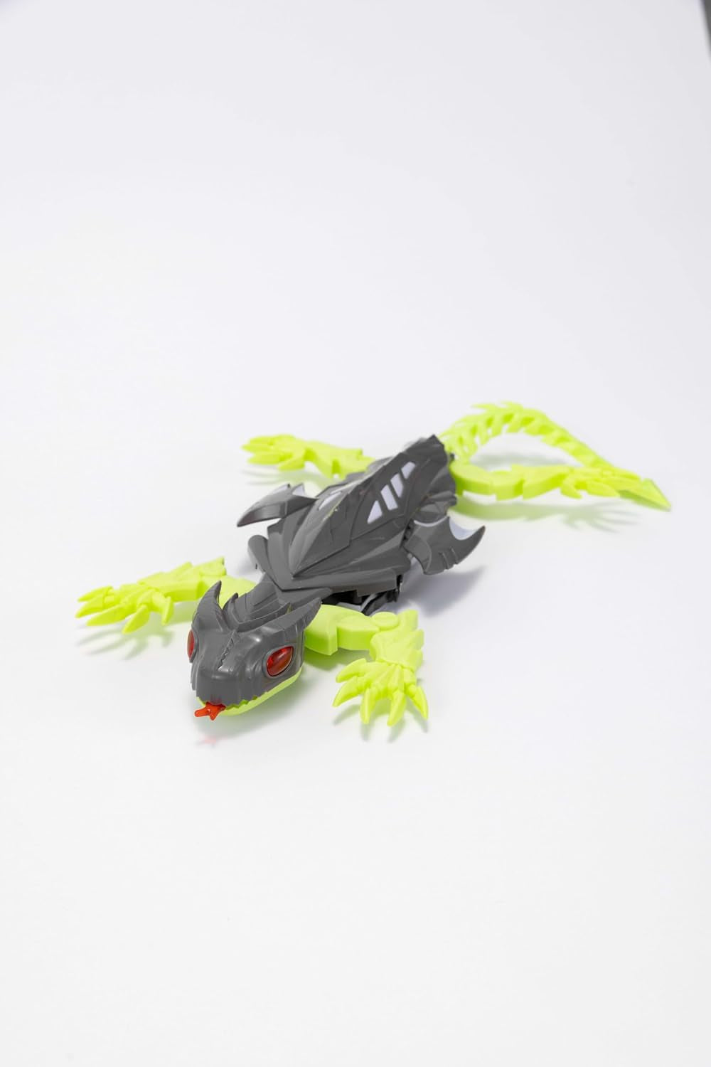RC Lizard Wall Climbing Toy – Remote Control Robotic Gecko Kids Toys with LED Lights, Wall-Crawling Action, Battery Operated, for Boys and Girls Ages 6 and Up