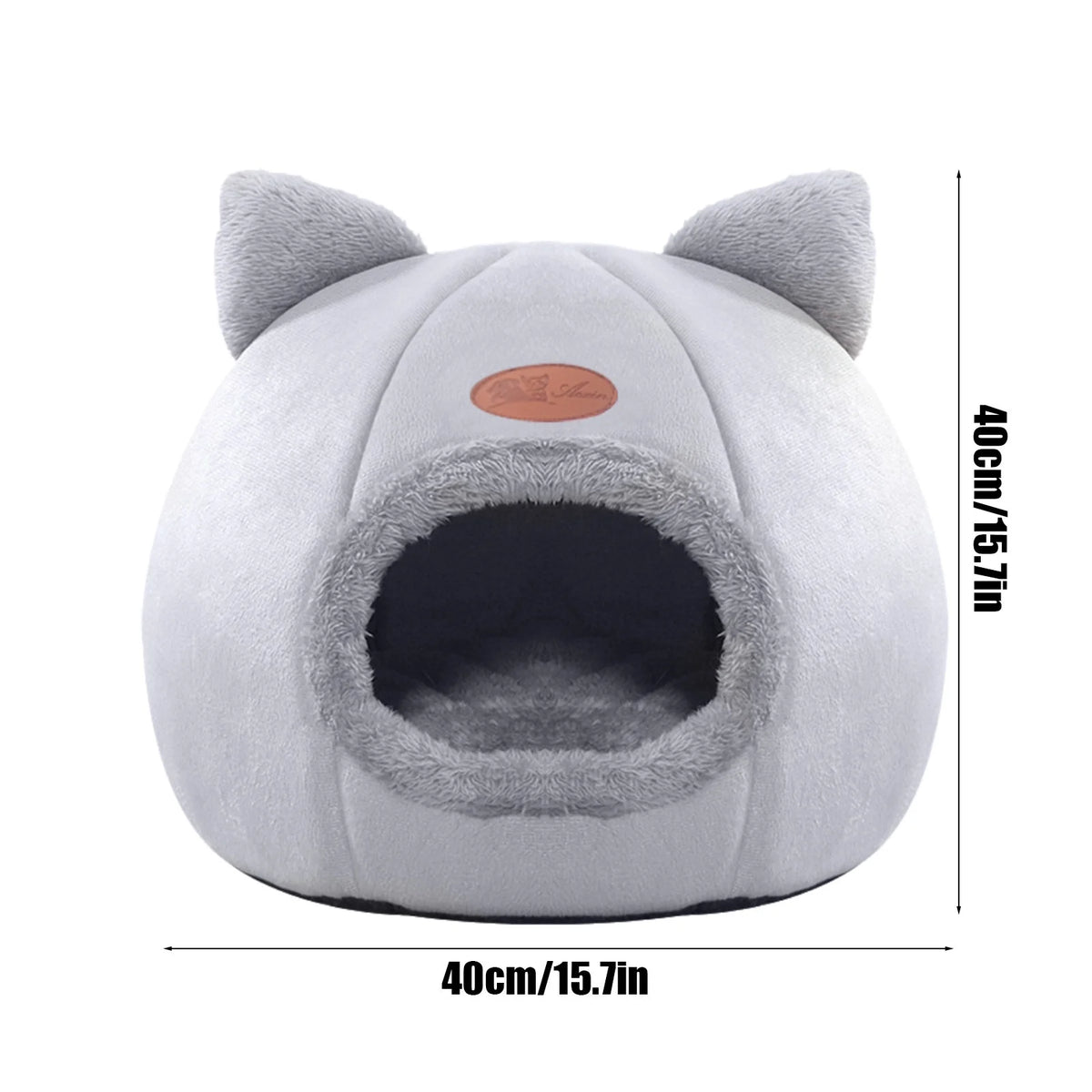 Warm Pet Cave Indoor Cat House Soft Cat Tent Bed Cute Cat Cubby Cozy Dog House Bed Pet Supplies 2025