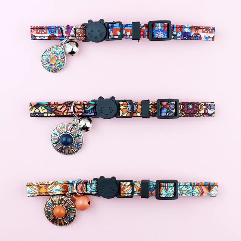 Airtag Cat Collar,Integrated GPS Cat Collar with Air Tag Holder & Bell,Adjustable Breakaway Cat Collar for Girl Boy Cats Puppies