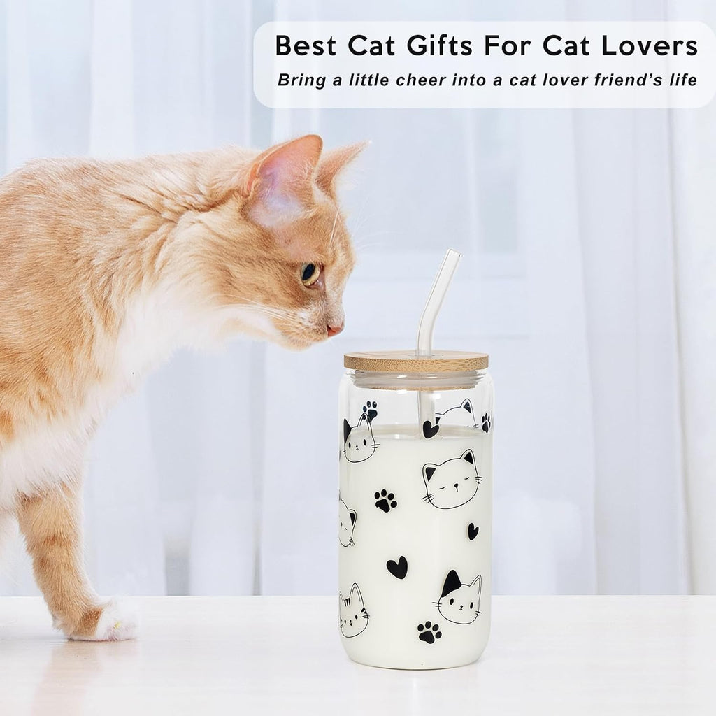 Cat Lover Gifts for Women, Best Cats Mom Gift Box for Mother'S Day, Birthday, Christmas, Unique Silhouette Cat Themed Stuff for Daughters, Crazy Cats Lady, Friends, Girls