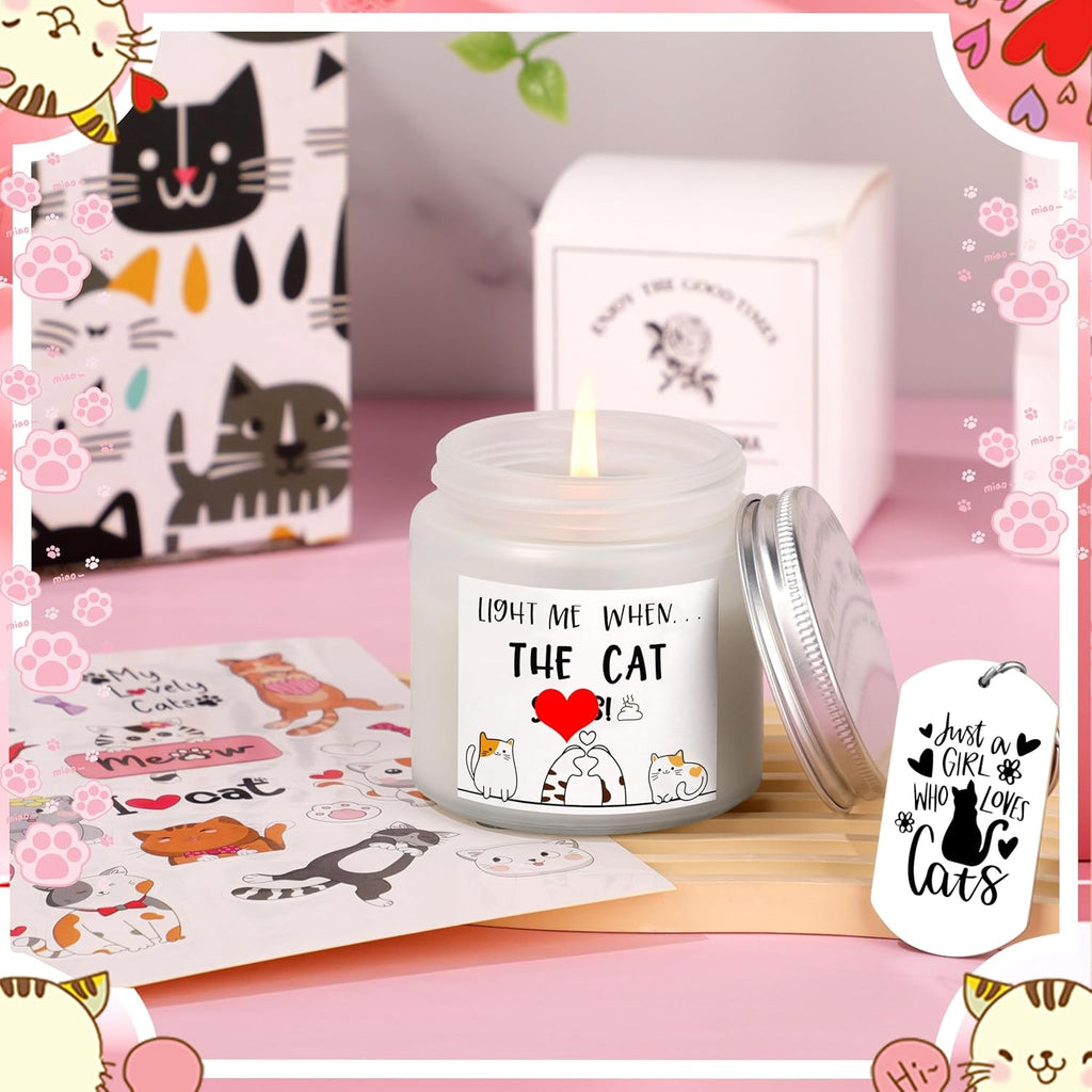 Cat Lover Gifts for Women, Gifts for Cat Lovers, Cats Themed Gift Set of 7